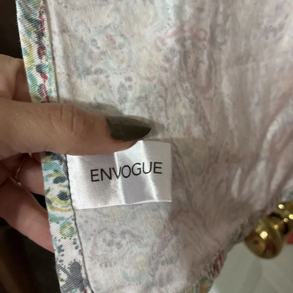 Envogue Paisley Apron 1950s Style Coquette Cottage